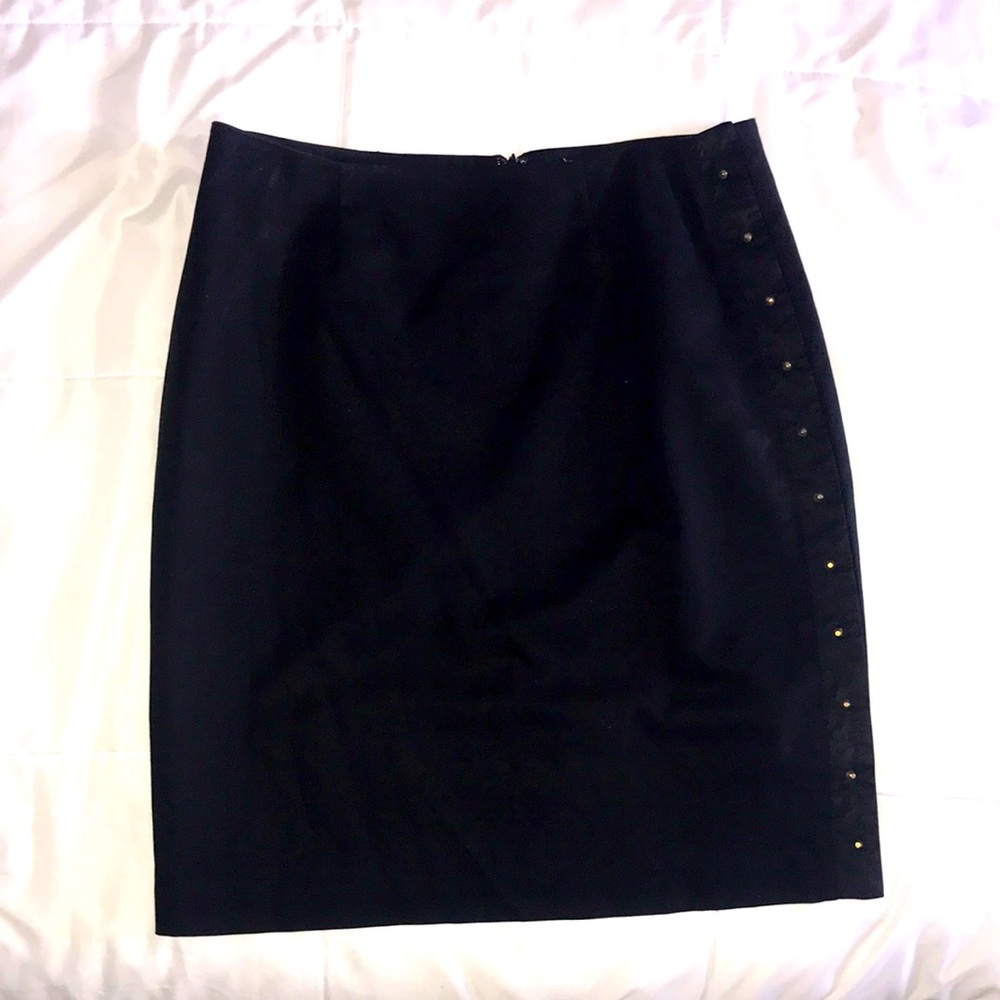Worthington Black Skirt With Gold Studs, 12